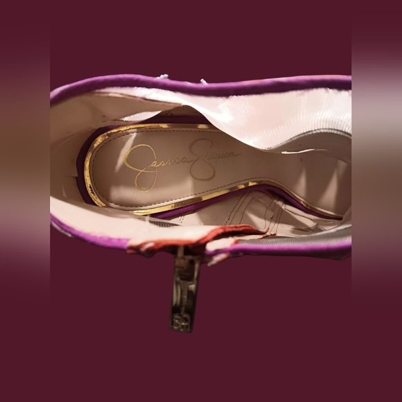 Jessica Simpson Floral Multicolor Stiletto Heels - Picture 5 of 7